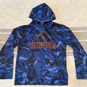 Adidas Hoodie Sweatshirt Boys Size XL 18/20 Chest Logo